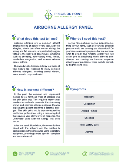 Airborne Allergy Panel