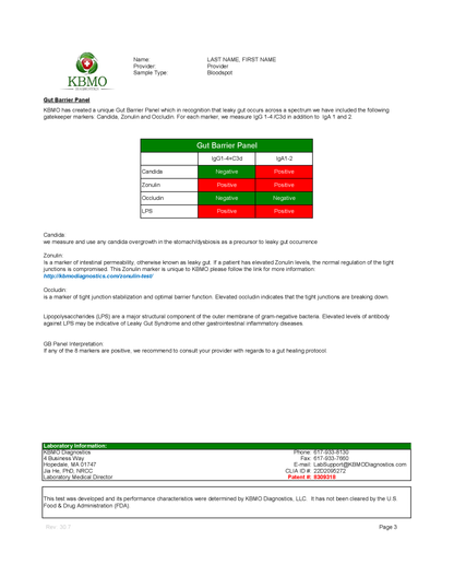 Reporte Food Inflammation Test 176