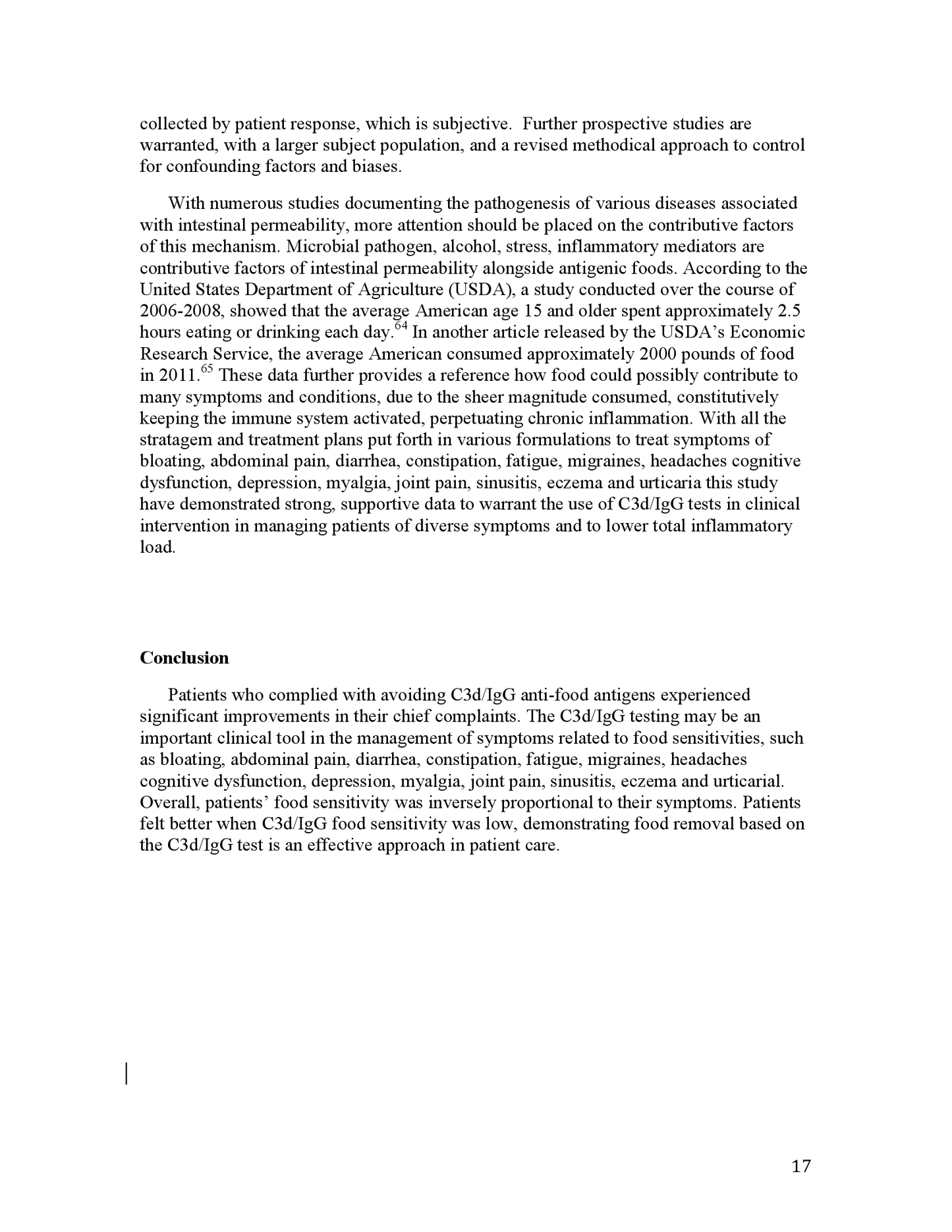 The Relevance of Using the C3d/IgG Test in Clinical Intervention