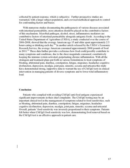 The Relevance of Using the C3d/IgG Test in Clinical Intervention